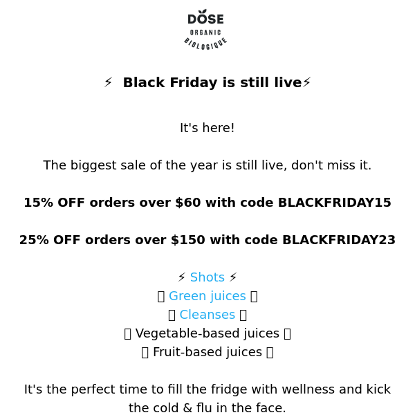 [ 25% OFF ] Black Friday is still live 