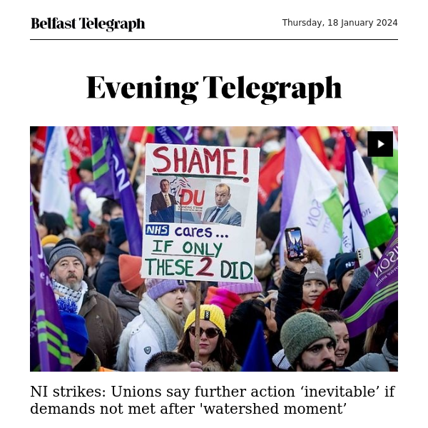 NI strikes: Unions hailed as 'sleeping giant' after 'watershed moment'
