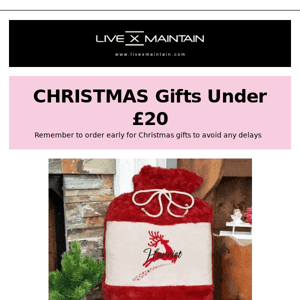 🎁 Gifts Under £20