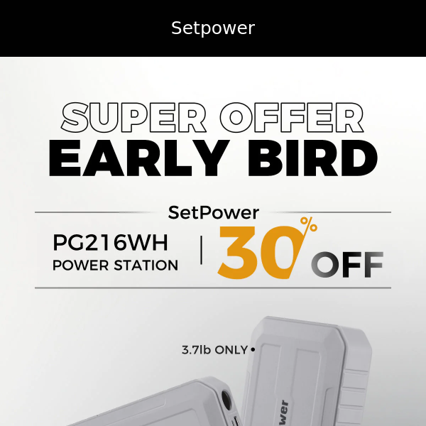 Super Early Bird - $139 Only! New Magnetic Power Station