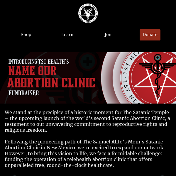 Join Us in a Historic Milestone: Our Second Satanic Abortion Clinic