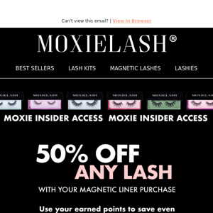 50% OFF ANY Lash!