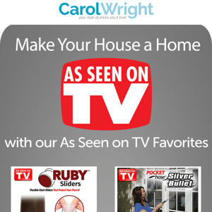 Make Your House a Home with our As Seen on TV Favorites