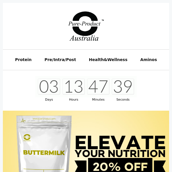 Discover the Secret to Elevated Nutrition: Your Exclusive 20% Discount Inside!