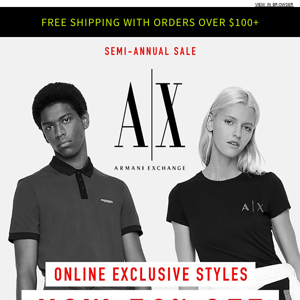 Your 20 off is Waiting Armani Exchange