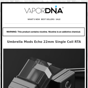 Engineered for flavor delivery --- Introduce Umbrella mods Echo RTA!
