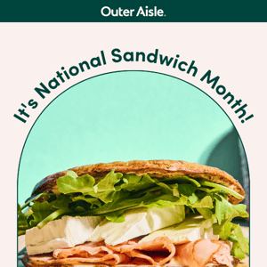 a month full of sandwiches 🥪
