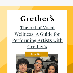 READ THE BLOG: The Art Of Vocal Wellness 🎤