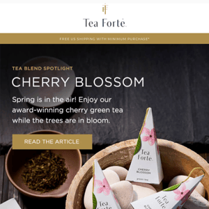 Tea Blend Spotlight 🍒 Cherry Blossom Tea