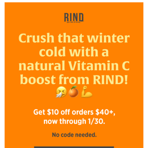 $10 off your Vitamin C boost ⚡️🍊