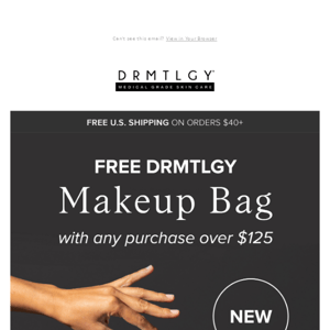 The All-New DRMTLGY Makeup Bag 👝