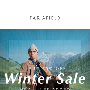 Winter Sale - further reductions/new lines added