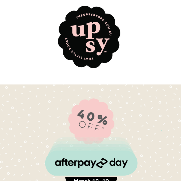 24 hours left 🚀 40% off select Upsy's