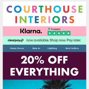 ⚡️ 20% OFF everything ⚡️