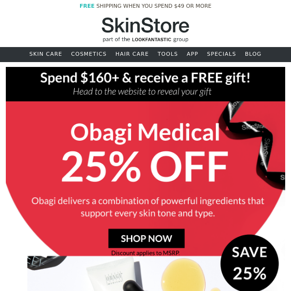 NEW to Black Friday Sale: 🔴OBAGI 25% OFF🔴