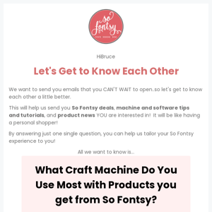 So Fontsy Are You Team Silhouette, Cricut, or Something Else?