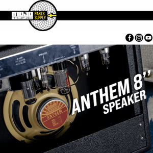 🔊 Anthem 8'' Speaker! 🔊