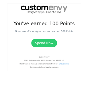 You've earned 100 Points