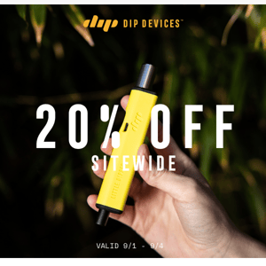 20% off site-wide