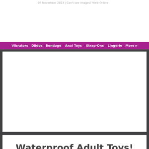 600 Waterproof Adult Toys! 💧💦