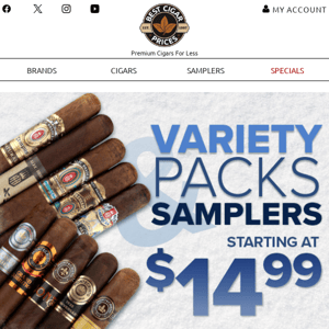 🔥 Variety Packs and Samplers Starting at $14.99 🔥