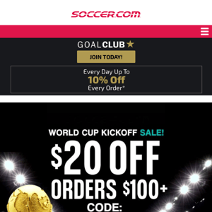 [Coupon Inside] Shop Our Selection Of FIFA World Cup™ Gear!