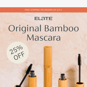 25% off original bamboo mascara 🎍