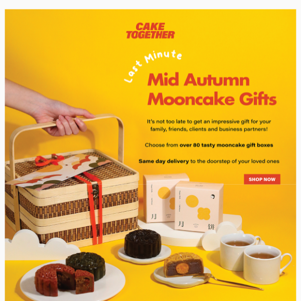 Last Minute Mooncake Gifts + Flash Sale! 🥮