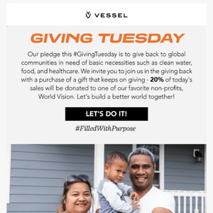 #GivingTuesday | Join Us In Giving Back 🧡