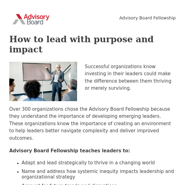 Effective leadership in a rapidly changing industry