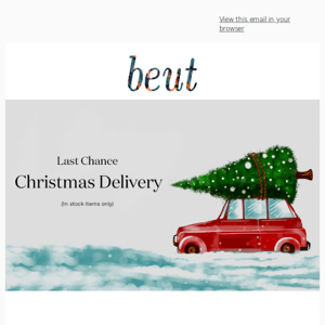 Last Date For Christmas Delivery