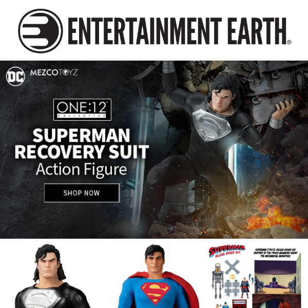 Grab the All-New Mezco Superman One:12 Fig Here! - Entertainment Earth