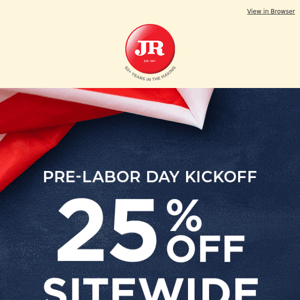 Last chance to save up to 30% - Get your Labor Day smokes now!