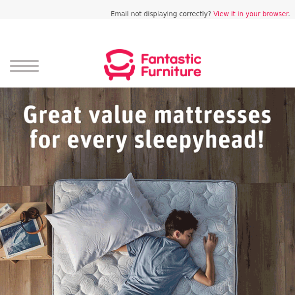 Great Value Mattresses for Every Sleepyhead!