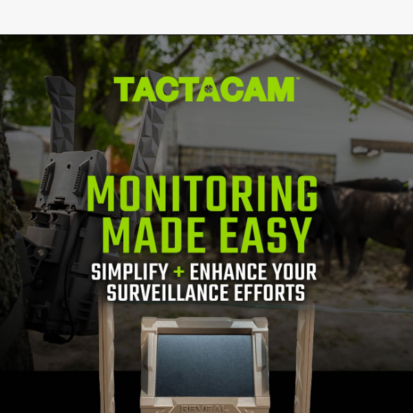 Enhance Your Ranch & Farm Monitoring Efforts with Tactacam REVEAL SK!