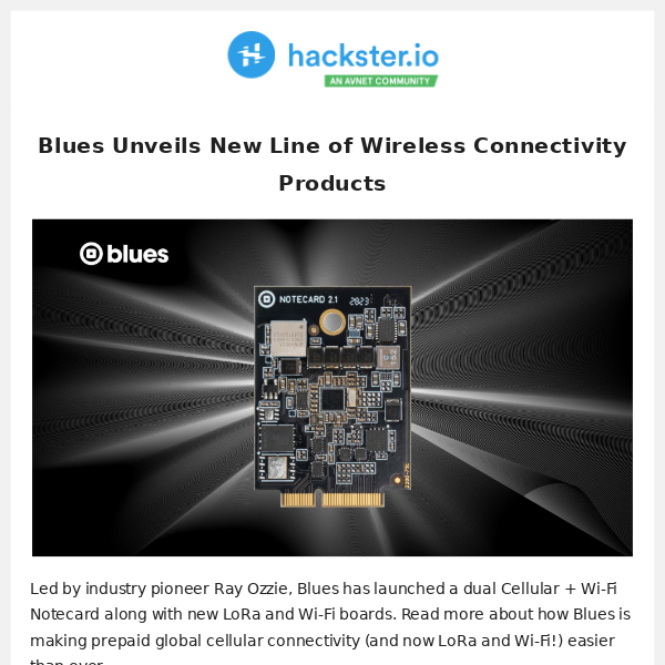 News from Hackster.io 💥