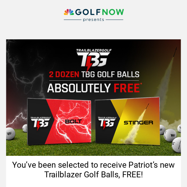 You've Been Selected - 2 Dozen Golf Balls, On the House!