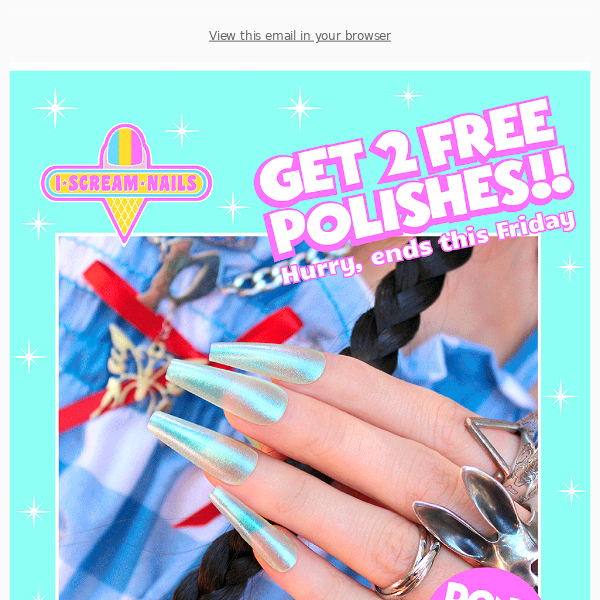 ⏳ 2 FREE POLISHES available for a very short time! ends Friday...