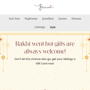 Forgot to get your Rakhi gift?