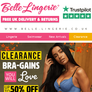 👙 SAVE 50% Off Selected Swimwear | End of Season Clearance - Belle Lingerie