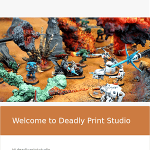Your Deadly Print Studio account has been created!