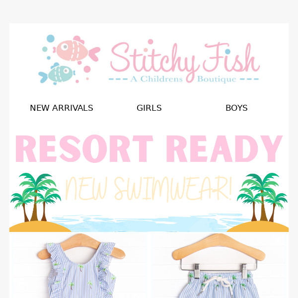 New Resort Ready Swimwear! 🌴