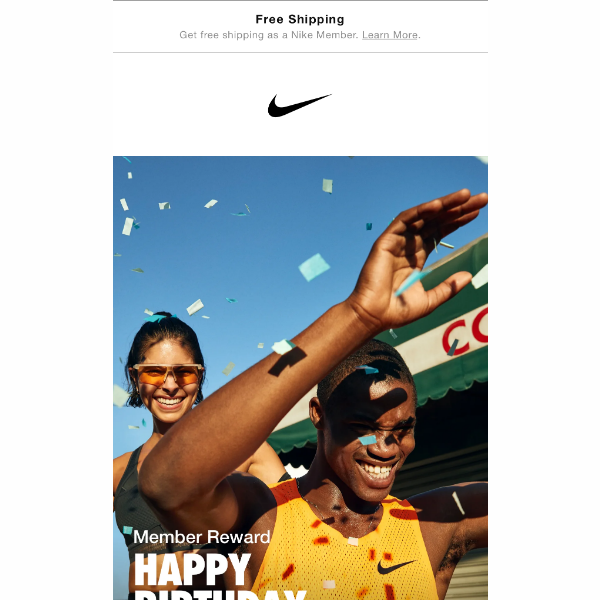 Time's not up yet: Nike, your bday gift awaits