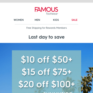 Don't miss a chance to save up to $20 & $5 Reward Cash with Famously Fast Pick Up