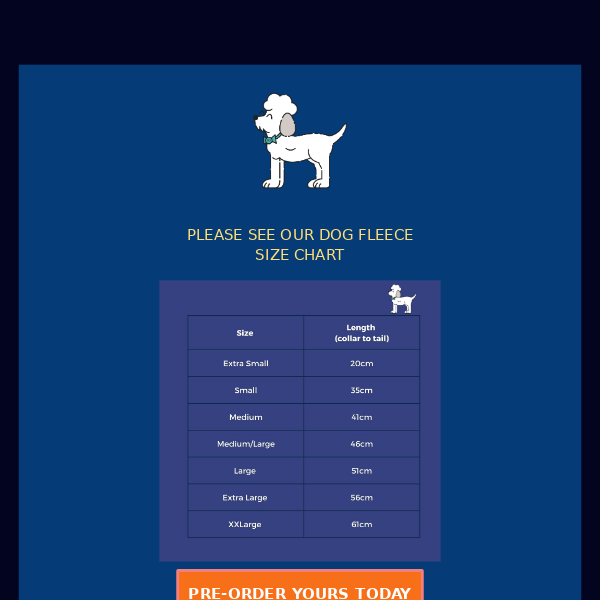 How to choose your dogs fleece size