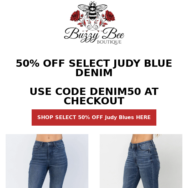 50% OFF SELECT JB DENIM