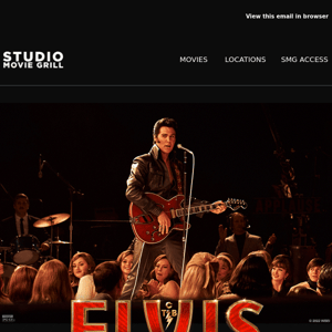 🎶😱 Studio Movie Grill, #Elvis Has Entered the Building!