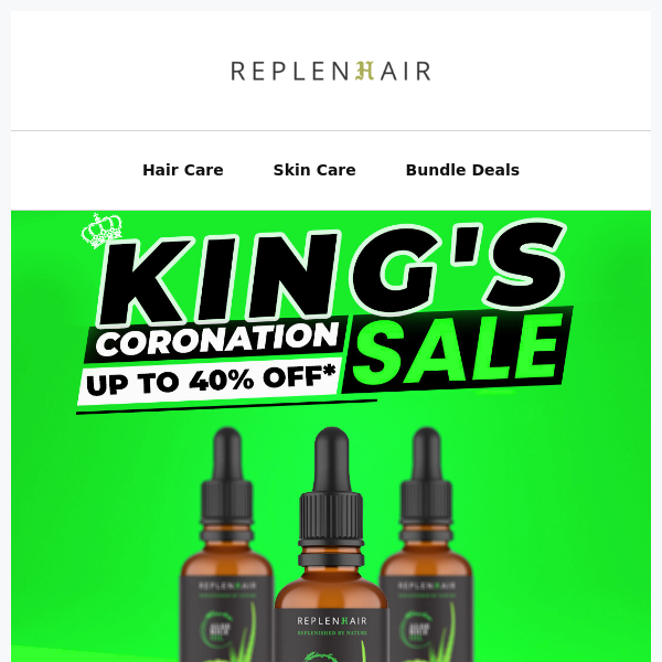 👑 Price Drop Alert!🚨: Up to 40% Off at King's Coronations Sale 👑