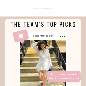 Our team's fave Summer styles