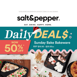 DAILY DEAL: 50% OFF Sunday Bake Bakeware